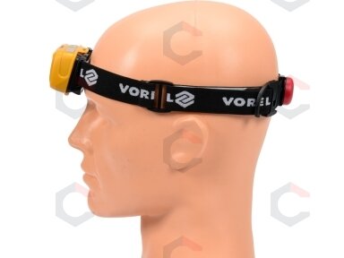 Prožektorius dedamas ant galvos XPE CREE 3W + COB LED 3W (88678) Prožektorius dedamas ant galvos XPE CREE 3W + COB LED 3W (88678)