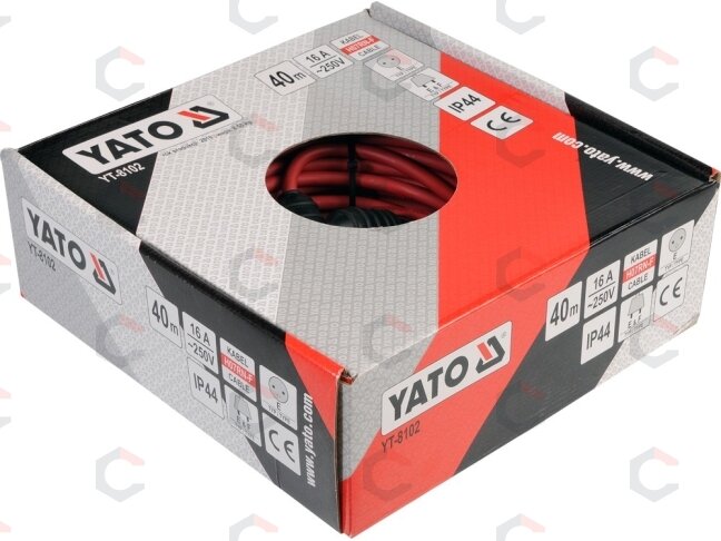 Prailginimo kabelis 3x2,5mm2 (3G2,5mm) 40m (YT-8102) 1