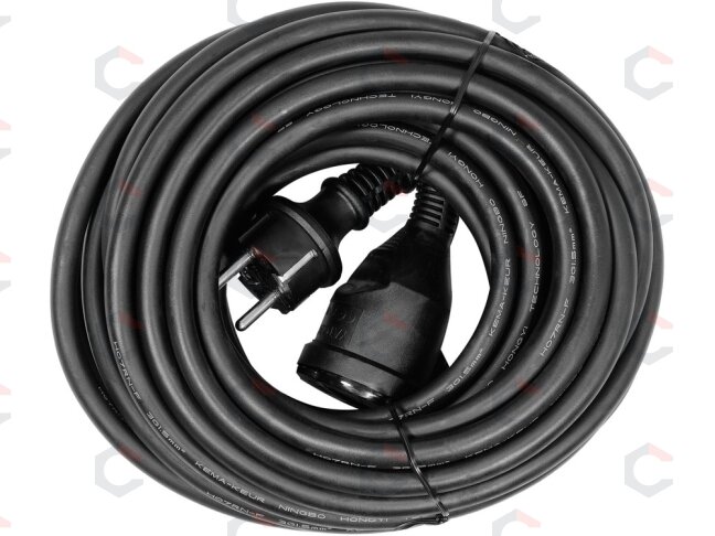 Prailginimo kabelis guminis IP44, 3x1,5mm2 10m (YT-8112) 1