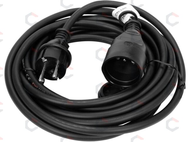 Prailginimo kabelis guminis IP44, 3x1,5mm2 5m (YT-8111) Prailginimo kabelis guminis IP44, 3x1,5mm2 5m (YT-8111)
