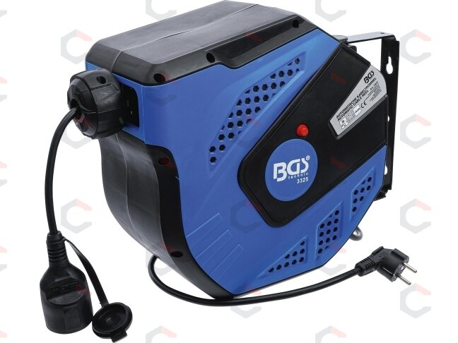 Automatinė kabelio ritė | 25 m | 3 × 1,5 mm² | 3000 W (3325)