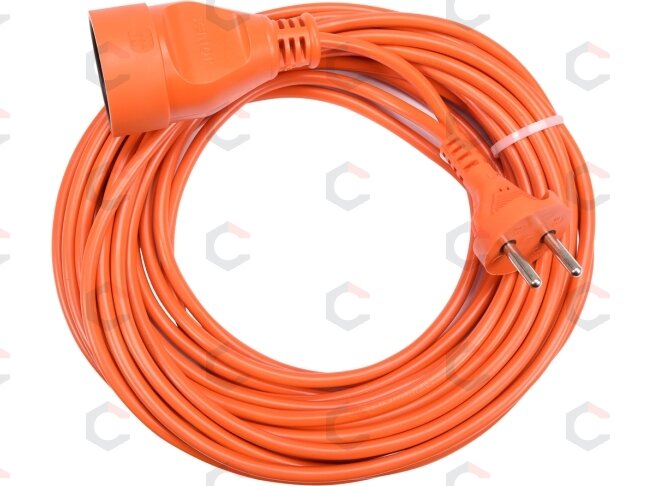 Prailginimo kabelis su lizdu 2x1 mm² 10m (82671) 1
