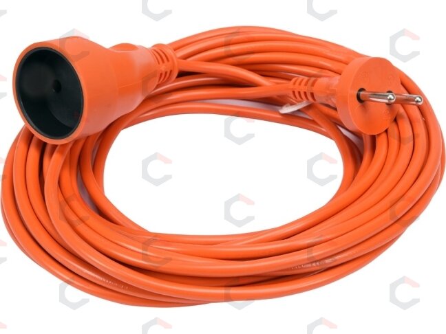 Prailginimo kabelis su lizdu 2x1 mm² 10m (82671) Prailginimo kabelis su lizdu 2x1 mm² 10m (82671)