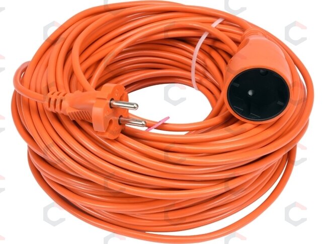 Prailginimo kabelis su lizdu 2x1 mm² 40m (82677)