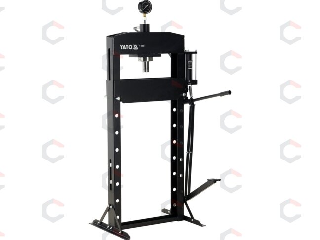 Presas hidraulinis | 20 tonų | kojinis valdymas | 0–925 mm eiga (YT-55584) 2 Presas hidraulinis | 20 tonų | kojinis valdymas | 0–925 mm eiga (YT-55584) 2