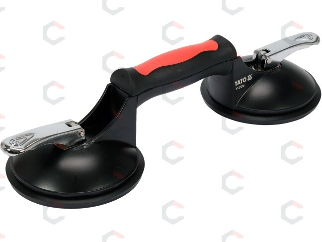 Prisisiurbiantis kėliklis | 2 X 125 mm / 120 kg (YT-37236) Prisisiurbiantis kėliklis | 2 X 125 mm / 120 kg (YT-37236)