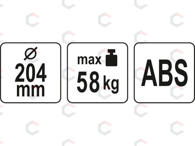 Prisisiurbiantis kėliklis | ypač stiprus | 58 kg / Ø 204 mm (YT-37220) 3 Prisisiurbiantis kėliklis | ypač stiprus | 58 kg / Ø 204 mm (YT-37220) 3