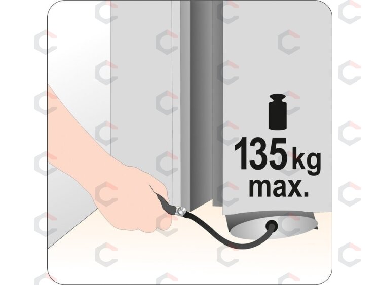 Pripučiama montavimo pagalvė | 190 X 115 mm | 135 kg (39001) 2 Pripučiama montavimo pagalvė | 190 X 115 mm | 135 kg (39001) 2