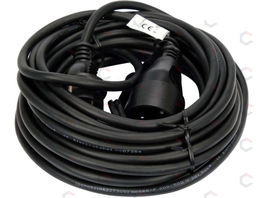 Prailginimo kabelis guminis IP44, 3x1,5mm2 10m (YT-81021) Prailginimo kabelis guminis IP44, 3x1,5mm2 10m (YT-81021)