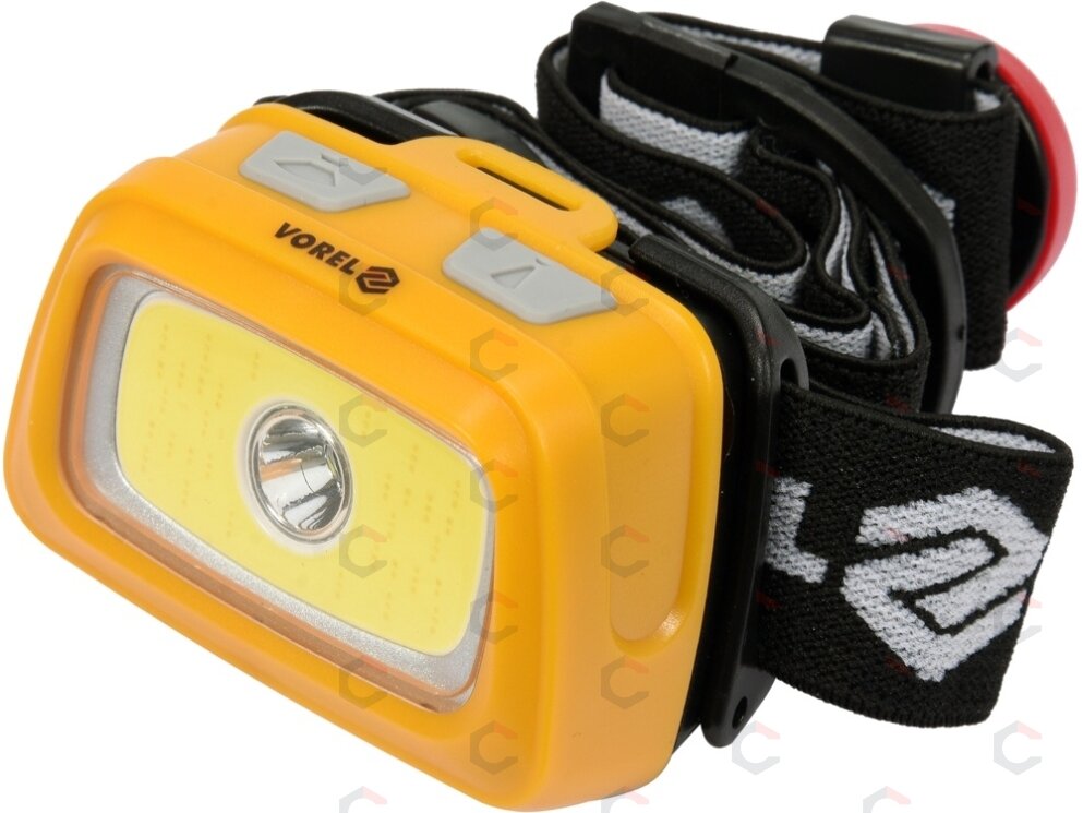 Prožektorius dedamas ant galvos XPE CREE 3W + COB LED 3W (88678) Prožektorius dedamas ant galvos XPE CREE 3W + COB LED 3W (88678)