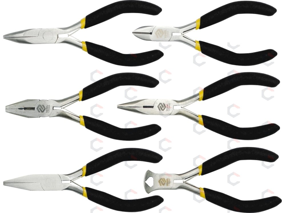 Precizinių replyčių komplektas 6 vnt., 125 mm (42309) Precizinių replyčių komplektas 6 vnt., 125 mm (42309)