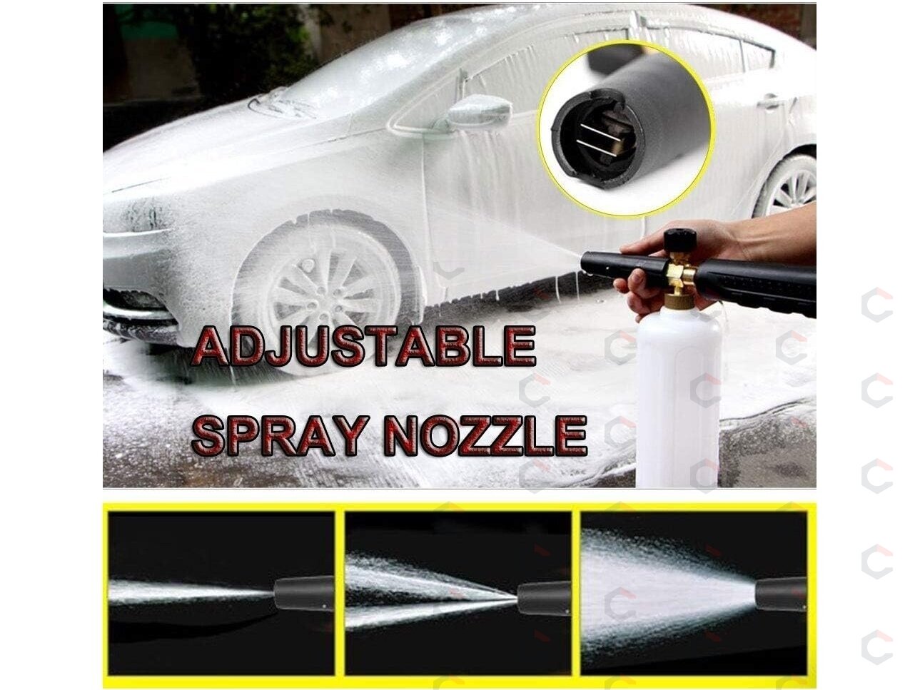 Putų generavimo pistoletas | Snow Foam | varis | 1L (WG1C) 6 Putų generavimo pistoletas | Snow Foam | varis | 1L (WG1C) 6