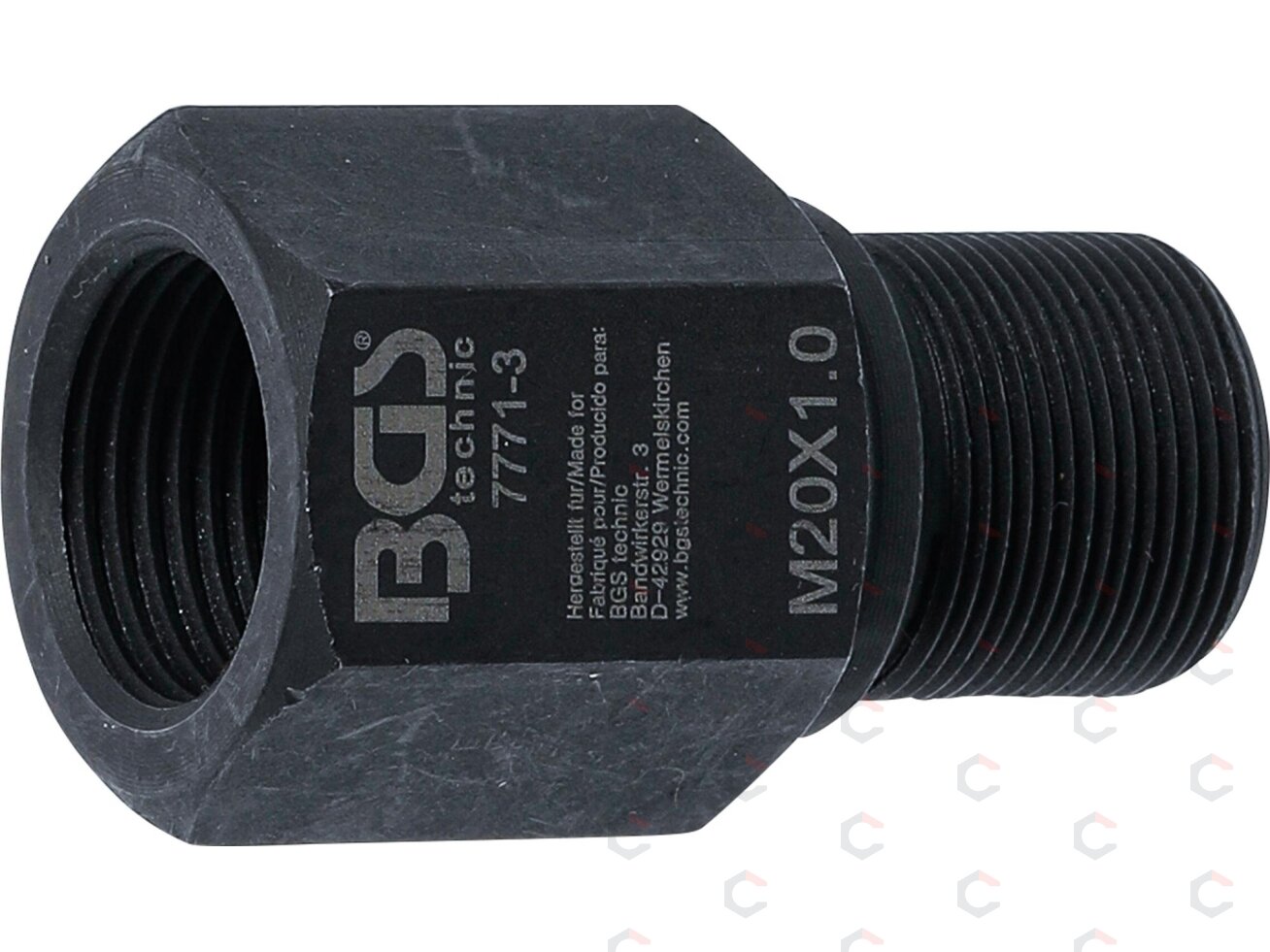 Purkštukų išėmimo adapteris iš BGS 7771 | M20 x M20 x 49 mm (7771-3) Purkštukų išėmimo adapteris iš BGS 7771 | M20 x M20 x 49 mm (7771-3)