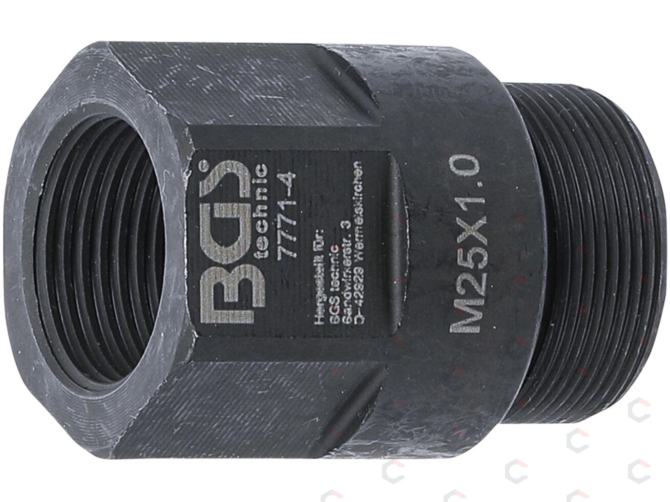 Purkštukų išėmimo adapteris iš BGS 7771 | M25 x M20 x 41 mm (7771-4)