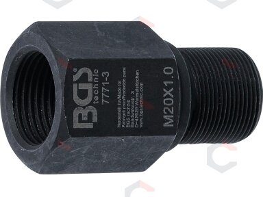 Purkštukų išėmimo adapteris iš BGS 7771 | M20 x M20 x 49 mm (7771-3)