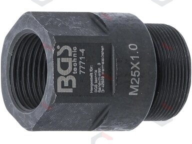Purkštukų išėmimo adapteris iš BGS 7771 | M25 x M20 x 41 mm (7771-4)