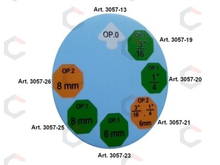Punšas OP2 BGS 3057 | Ø 8 mm (3057-26) 1 Punšas OP2 BGS 3057 | Ø 8 mm (3057-26) 1