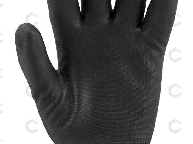 Apsauginės pirštinės VOREL | nailoninės | dengtos PU | 9 dydis (YT-74729) 4 Apsauginės pirštinės VOREL | nailoninės | dengtos PU | 9 dydis (YT-74729) 4
