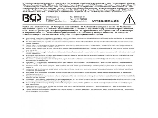 Nepripučiamas PU ratas vežimėliui, Ø 260 mm, 100 kg BGS DIY (80650) 3 Nepripučiamas PU ratas vežimėliui, Ø 260 mm, 100 kg BGS DIY (80650) 3