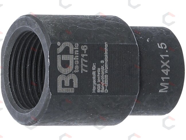 Purkštukų išėmimo adapteris iš BGS 7771 | M14 x M20 x 39 mm (7771-6) Purkštukų išėmimo adapteris iš BGS 7771 | M14 x M20 x 39 mm (7771-6)