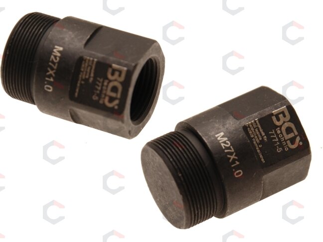 Purkštukų išėmimo adapteris iš BGS 7771 | M27 x M20 x 41 mm (7771-5) 2 Purkštukų išėmimo adapteris iš BGS 7771 | M27 x M20 x 41 mm (7771-5) 2