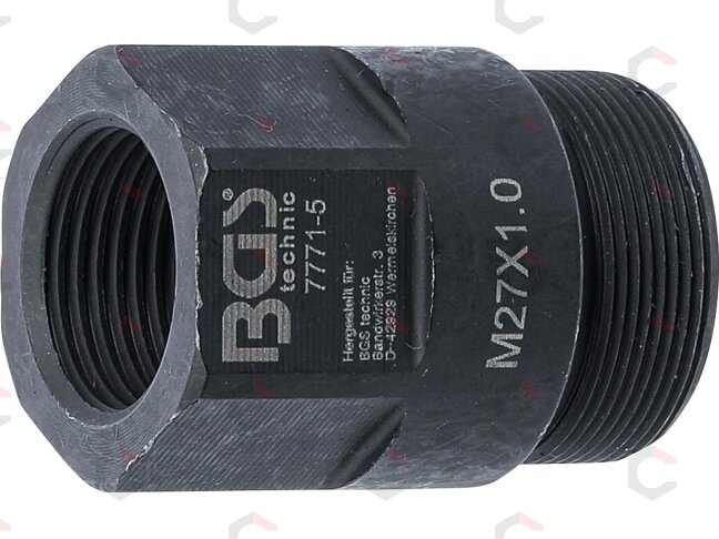 Purkštukų išėmimo adapteris iš BGS 7771 | M27 x M20 x 41 mm (7771-5) Purkštukų išėmimo adapteris iš BGS 7771 | M27 x M20 x 41 mm (7771-5)