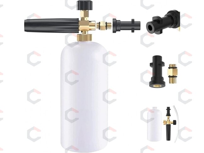 Putų generavimo pistoletas | Snow Foam | aliuminis | 1L (WG1A) 1 Putų generavimo pistoletas | Snow Foam | aliuminis | 1L (WG1A) 1