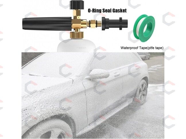 Putų generavimo pistoletas | Snow Foam | aliuminis | 1L (WG1A) 8 Putų generavimo pistoletas | Snow Foam | aliuminis | 1L (WG1A) 8