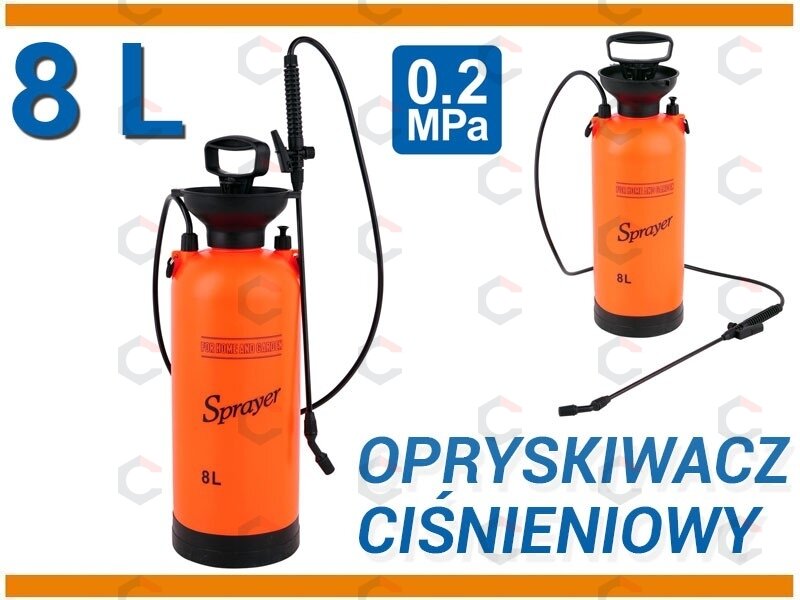 Slėginis purkštuvas | 8 l | iki 3 m | 0,2 MPa (89519) 15 Slėginis purkštuvas | 8 l | iki 3 m | 0,2 MPa (89519) 15