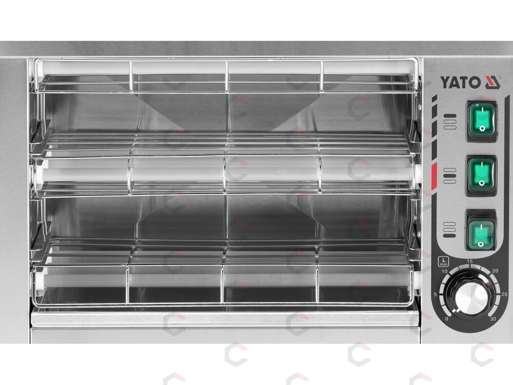 Kvarcinis skrudintuvas YATO | 3000 W | 49 × 30 × 33 cm (YG-04660) 2 Kvarcinis skrudintuvas YATO | 3000 W | 49 × 30 × 33 cm (YG-04660) 2