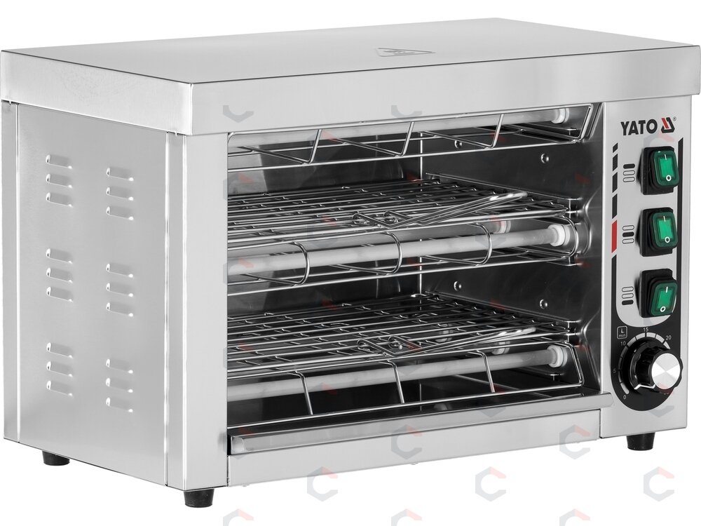 Kvarcinis skrudintuvas YATO | 3000 W | 49 × 30 × 33 cm (YG-04660) Kvarcinis skrudintuvas YATO | 3000 W | 49 × 30 × 33 cm (YG-04660)