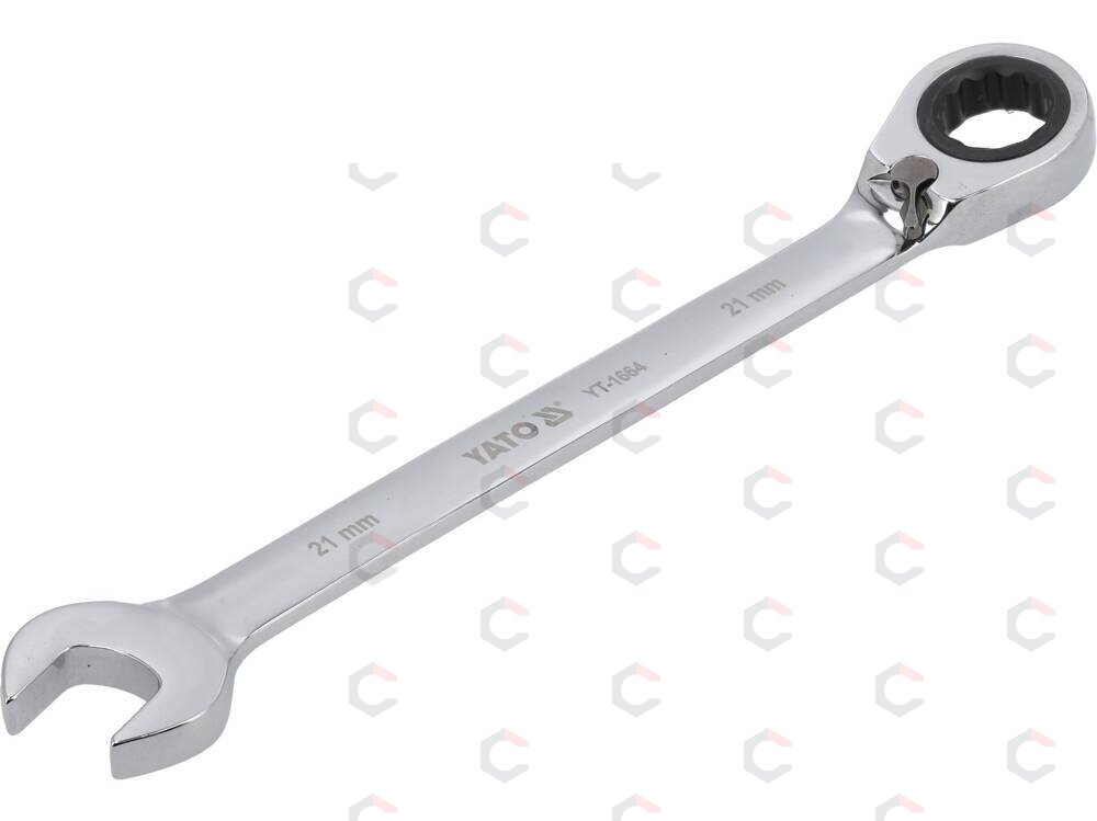 Raktas su terkšle reversinis | 21 mm (YT-1664) Raktas su terkšle reversinis | 21 mm (YT-1664)