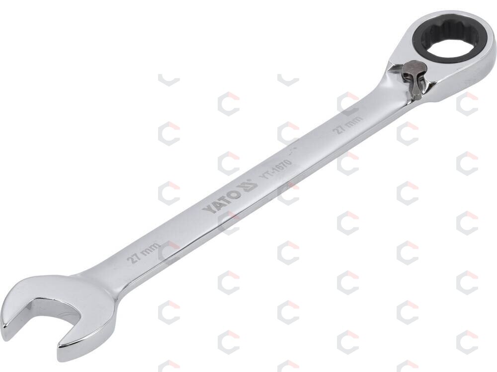 Raktas su terkšle reversinis | 27 mm (YT-1670) Raktas su terkšle reversinis | 27 mm (YT-1670)