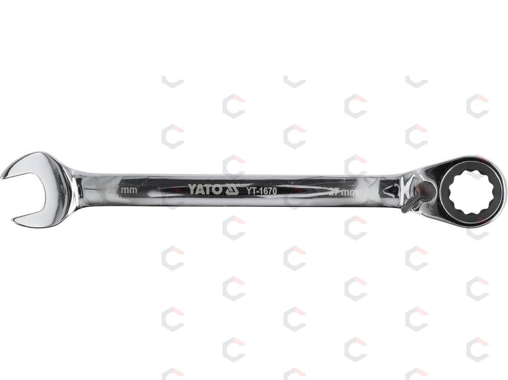 Raktas su terkšle reversinis | 27 mm (YT-1670) 2 Raktas su terkšle reversinis | 27 mm (YT-1670) 2