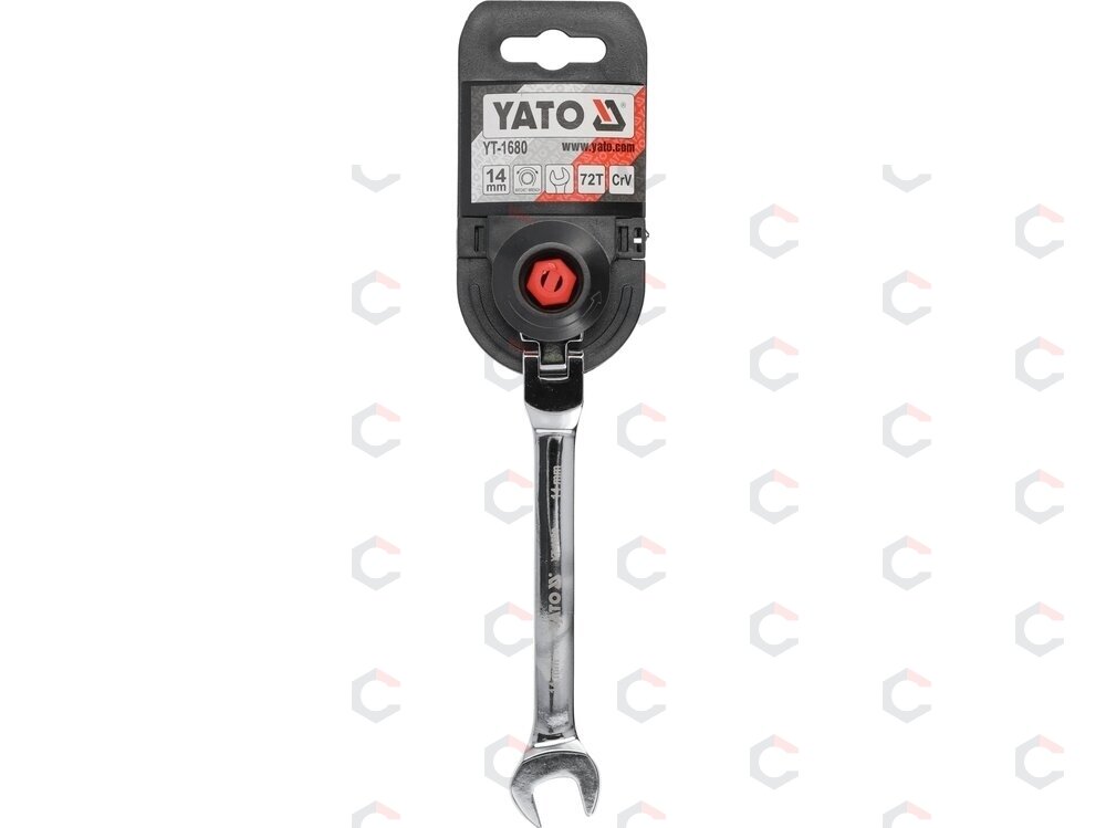 Raktas su terkšle vartoma galvute | 14 mm (YT-1680) 2 Raktas su terkšle vartoma galvute | 14 mm (YT-1680) 2