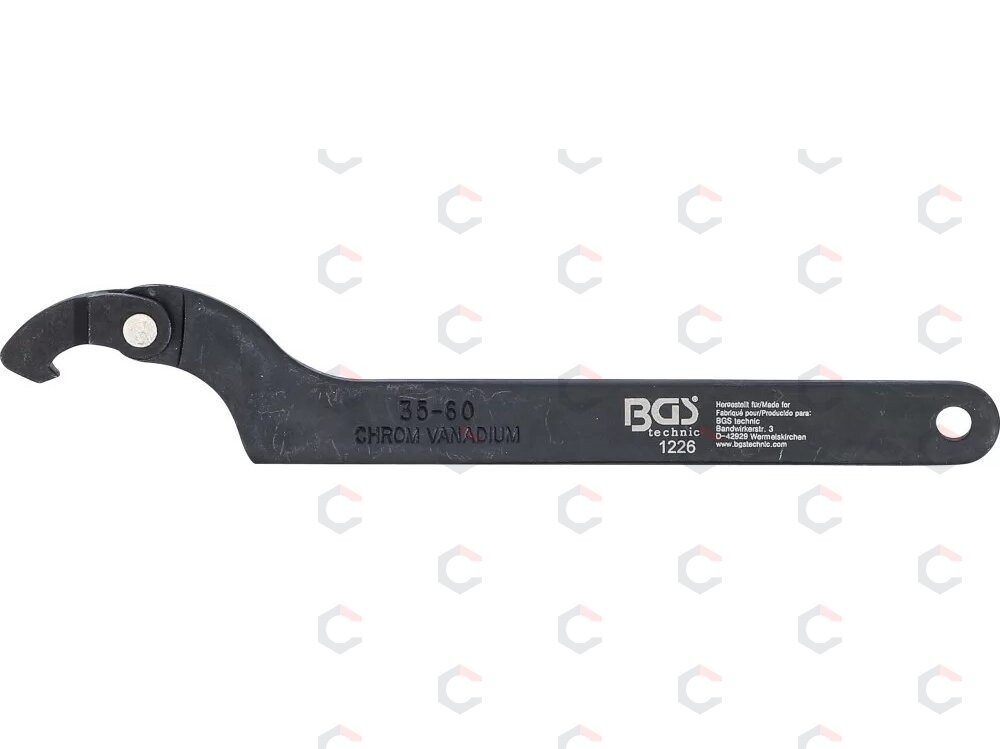 Raktas užmetamas, reguliuojamas dydis, specialus plienas | 35-60 mm (1226) 2 Raktas užmetamas, reguliuojamas dydis, specialus plienas | 35-60 mm (1226) 2