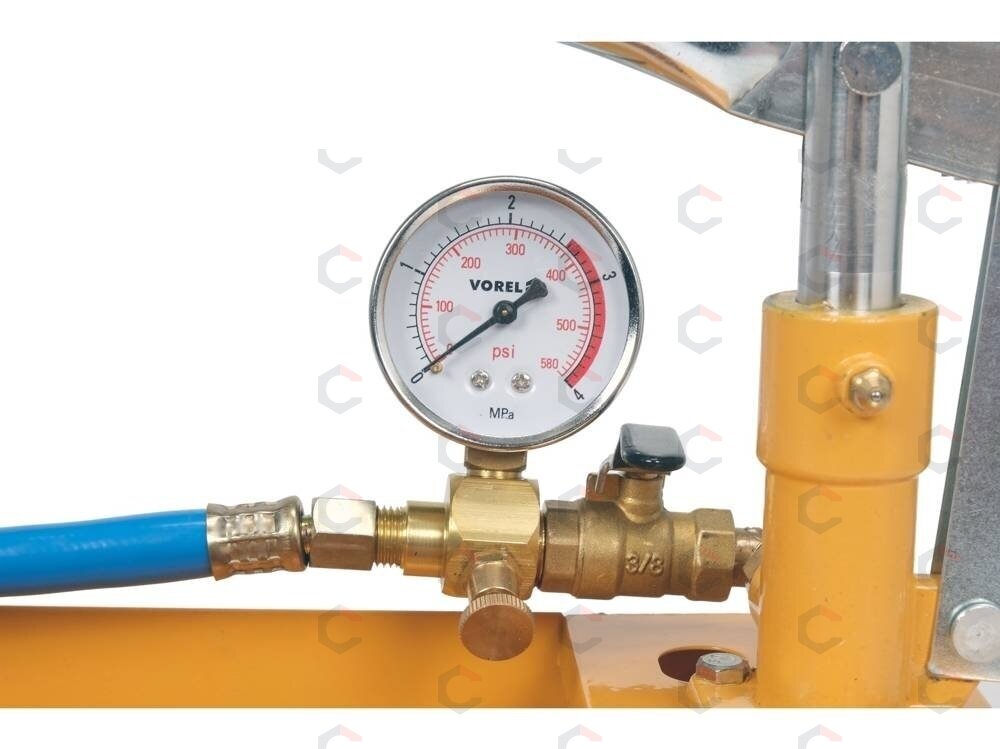 Rankinė pompa slėgio / spaudmo testavimui | 40 bar | 5 l (55400V) 2 Rankinė pompa slėgio / spaudmo testavimui | 40 bar | 5 l (55400V) 2