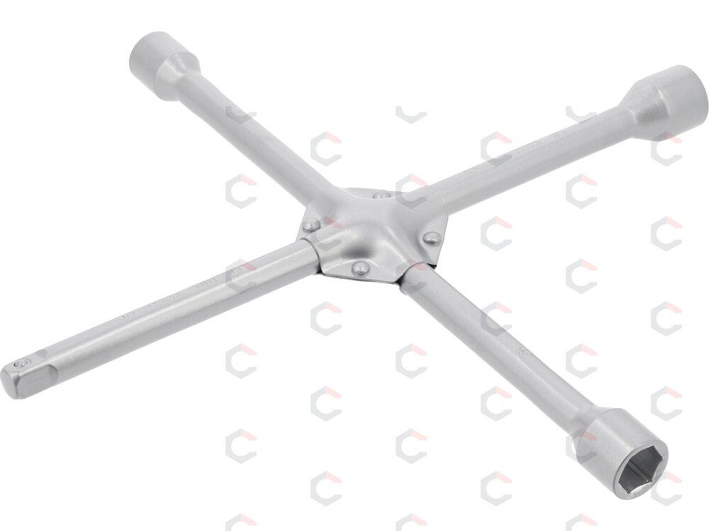 Raktas ratams kryžminis – tvirtas, grūdinto plieno – 17/19/21 mm ir 1/2" (YT-08004) Raktas ratams kryžminis – tvirtas, grūdinto plieno – 17/19/21 mm ir 1/2" (YT-08004)