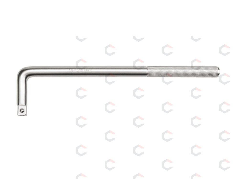Rankena galvutėms lenkta CR-V, 3/4", 370mm ilgio (YT-1347)