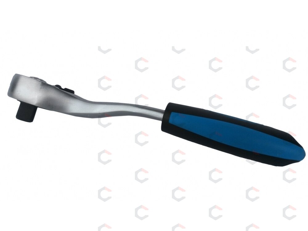 Rankena galvutėms terkšlinė | smulkūs dantukai | 12.5 mm (1/2") (KR128012C) 1 Rankena galvutėms terkšlinė | smulkūs dantukai | 12.5 mm (1/2") (KR128012C) 1