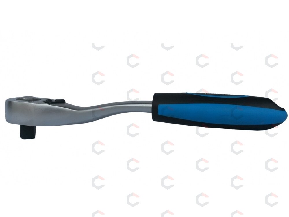 Rankena galvutėms terkšlinė | smulkūs dantukai | 12.5 mm (1/2") (KR128012C) 3 Rankena galvutėms terkšlinė | smulkūs dantukai | 12.5 mm (1/2") (KR128012C) 3