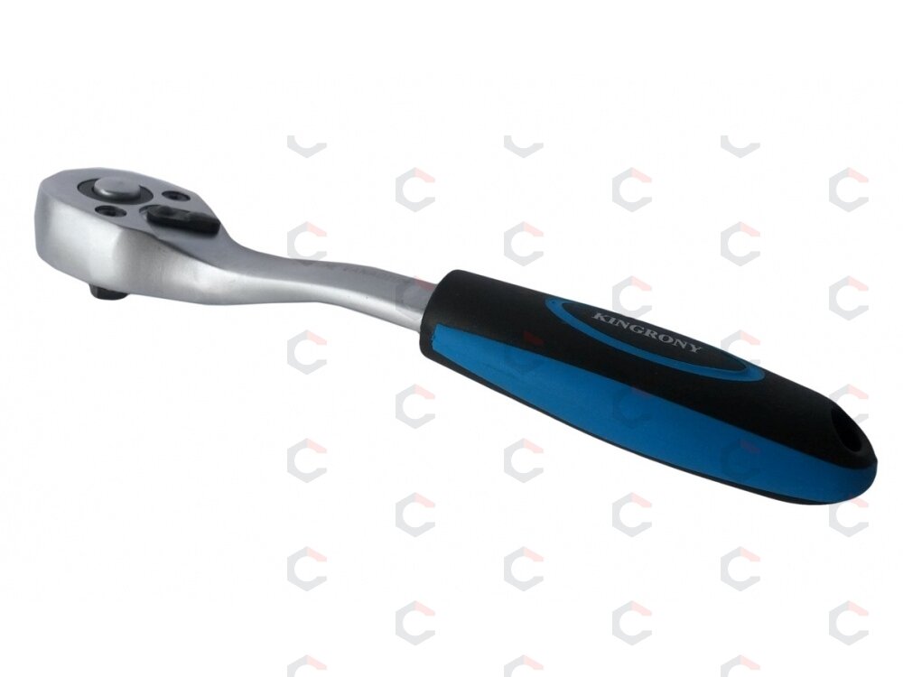 Rankena galvutėms terkšlinė | smulkūs dantukai | 6.3 mm (1/4") (KR148014E) 1 Rankena galvutėms terkšlinė | smulkūs dantukai | 6.3 mm (1/4") (KR148014E) 1