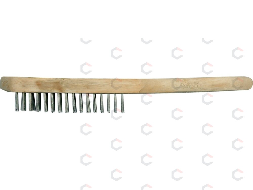 Rankinis šepetys vielinis | 3 eilutės | 300 mm (06930) Rankinis šepetys vielinis | 3 eilutės | 300 mm (06930)