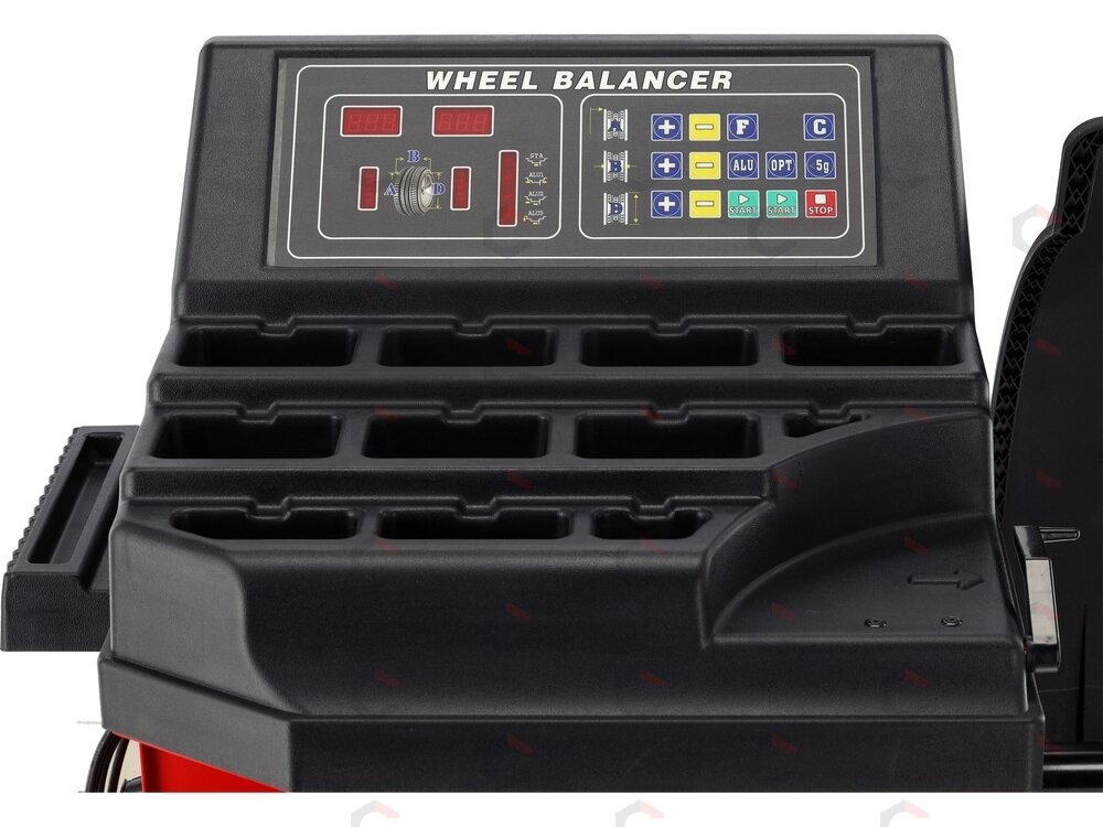 Ratų balansavimo staklės | 10–24 col. | automatinis ciklas | 250 W (YT-08060) 4 Ratų balansavimo staklės | 10–24 col. | automatinis ciklas | 250 W (YT-08060) 4