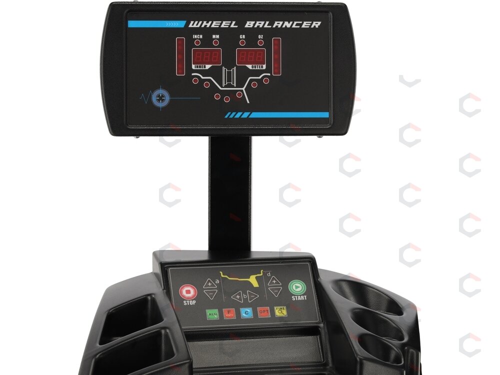 Automatinės ratų balansavimo staklės | 10–24 col. | lazeris | 250 W (YT-08061) 5