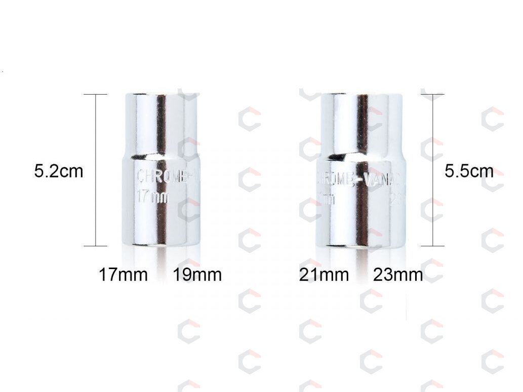 Raktas ratams teleskopinis profi | Cr-V | 12,5 mm (1/2") | 21/23+17/19 mm | 3 vnt. (ES-1719) 4 Raktas ratams teleskopinis profi | Cr-V | 12,5 mm (1/2") | 21/23+17/19 mm | 3 vnt. (ES-1719) 4