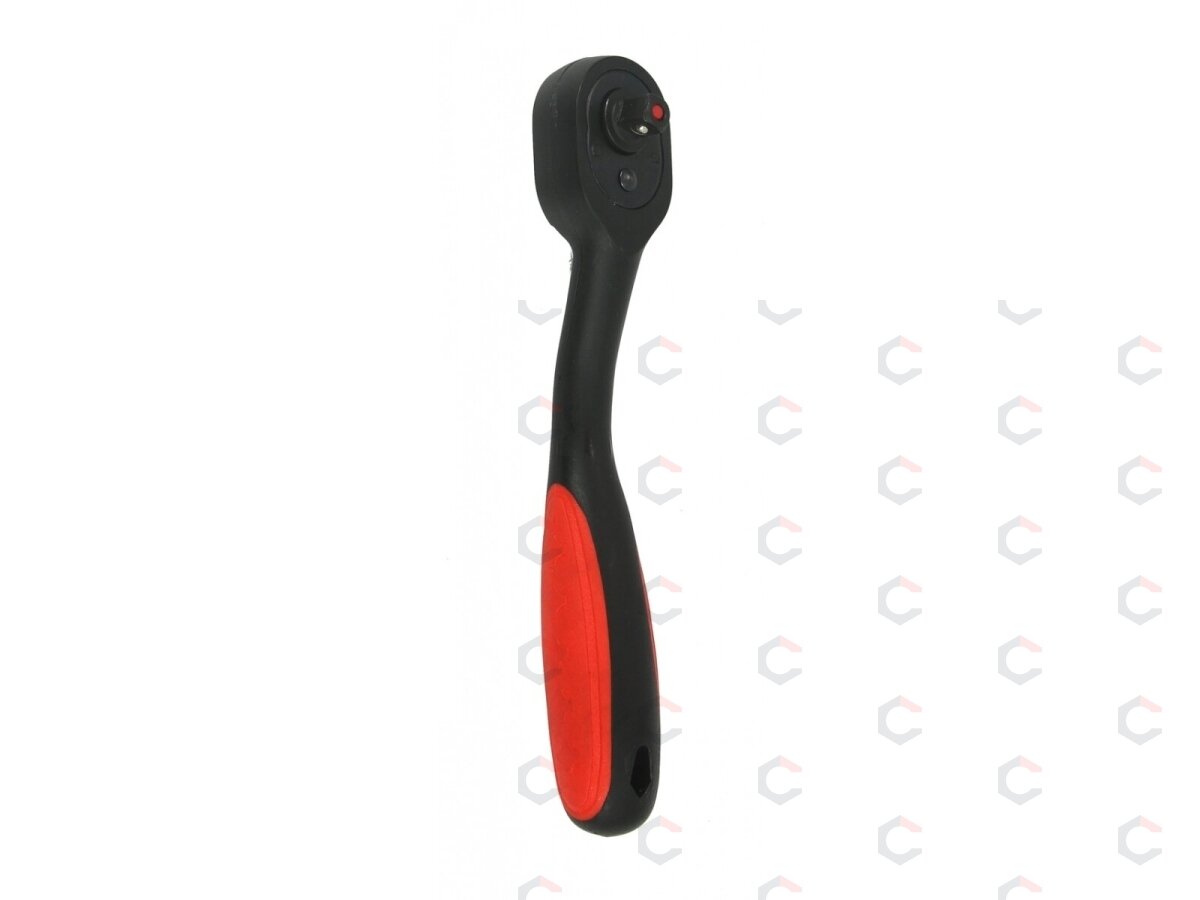Rankena galvutėms terkšlinė | smulkūs dantukai | 6.3 mm (1/4") (KR140114) 2 Rankena galvutėms terkšlinė | smulkūs dantukai | 6.3 mm (1/4") (KR140114) 2
