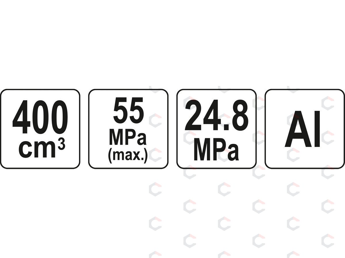 Rankinis tepimo pistoletas | sustiprinta konstrukcija | kasetės | 400 cm³ (YT-07045) 3 Rankinis tepimo pistoletas | sustiprinta konstrukcija | kasetės | 400 cm³ (YT-07045) 3