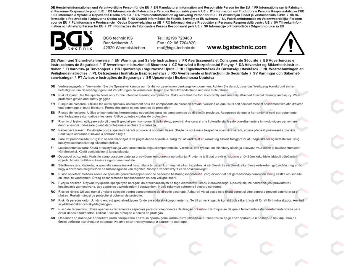 Ratų posvyrio kampo reguliavimo raktas | VAG galinei ašiai | 18 mm (74666) 5 Ratų posvyrio kampo reguliavimo raktas | VAG galinei ašiai | 18 mm (74666) 5