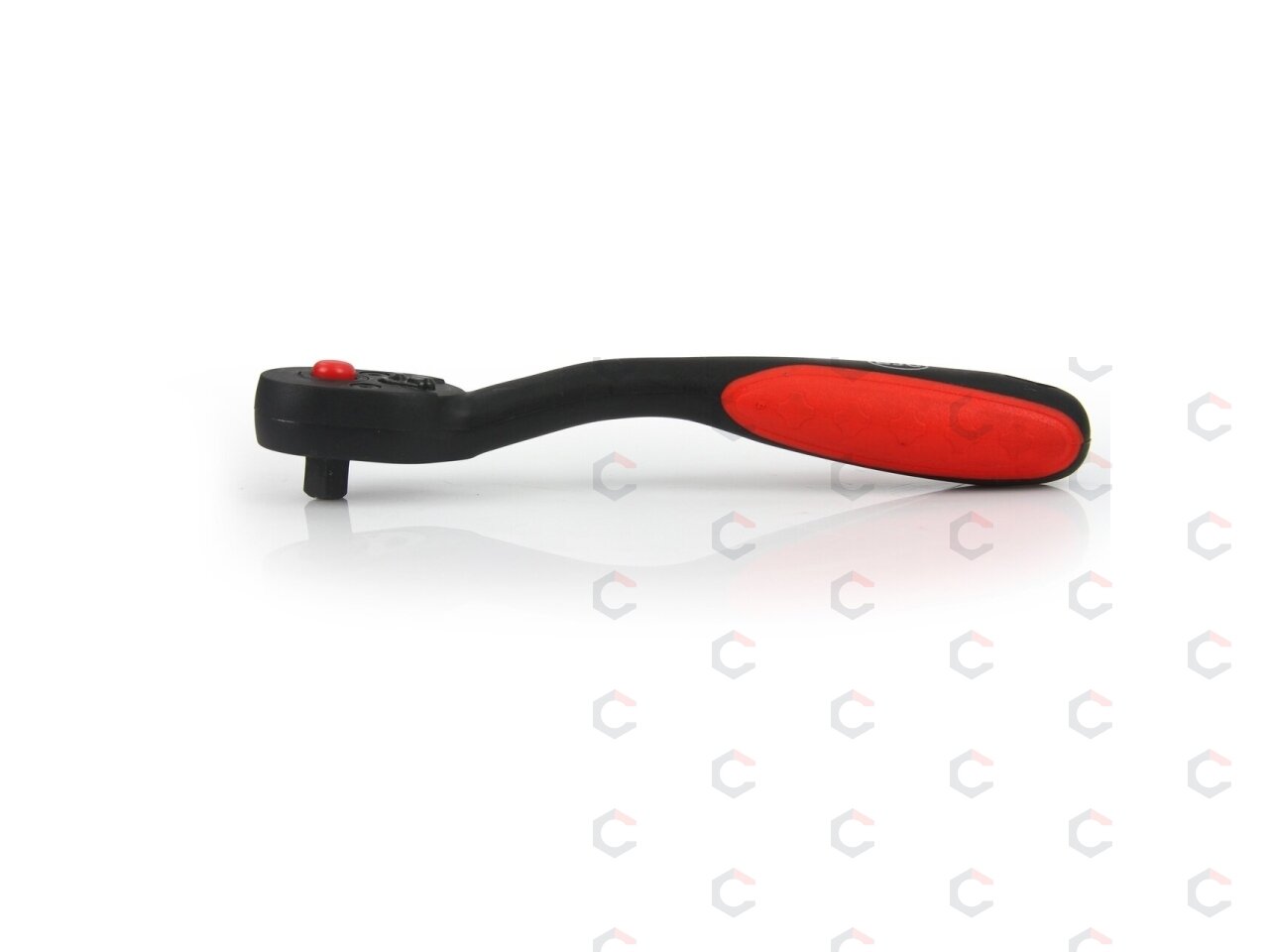 Rankena galvutėms terkšlinė | smulkūs dantukai | 6.3 mm (1/4") (KR140114) 1 Rankena galvutėms terkšlinė | smulkūs dantukai | 6.3 mm (1/4") (KR140114) 1
